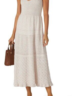 La Vie by Rebecca Taylor Rainbow Pointelle Dress